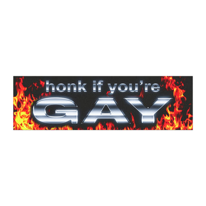 honk if you're gay
